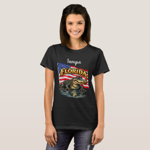 Camiseta Escura Feminina da Flórida