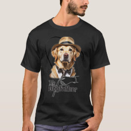 Camiseta escura Golden Retriever - The Dogfather