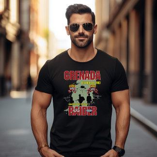 Camiseta escura Grenada Raider Ranger