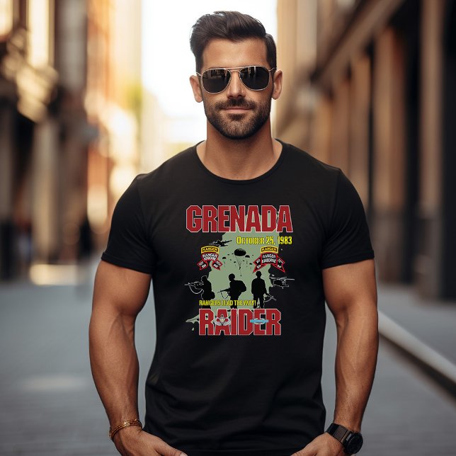 Camiseta escura Grenada Raider Ranger (Criador carregado)