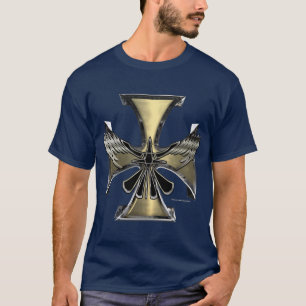 Camiseta Escura Masculina da Cruz de Ferro