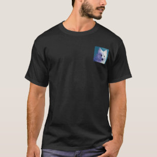 Camiseta Escura Samoyed - "Buda"
