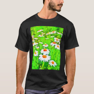 Camiseta Escuridão Artística E Dúvidas Coloridas Do Jardim