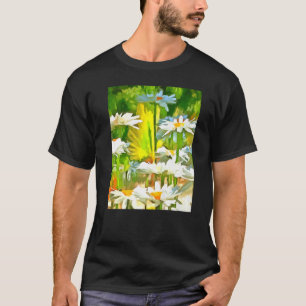 Camiseta Escuridão Artística e Secas Coloridas do Jardim Br