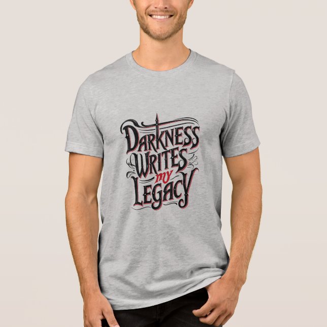 Camiseta Escuridão Escreve Meu Legado (Frente)