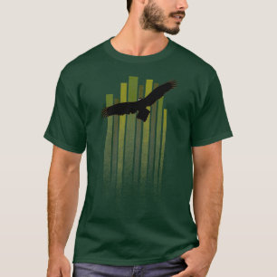 Camiseta Escuro da Águia da Ponta do Wedge