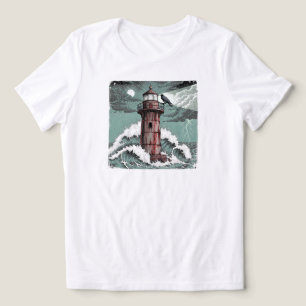 Camiseta Escuro no Farol Ruído   APENAS BRANCO