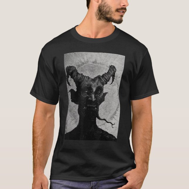 Camiseta Escuro Oculto Satânico Escuro Satânico Sagrado Gru (Frente)