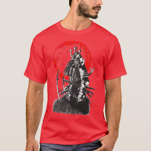 Camiseta Escuro Samurai Warrior Sword Martial Arts