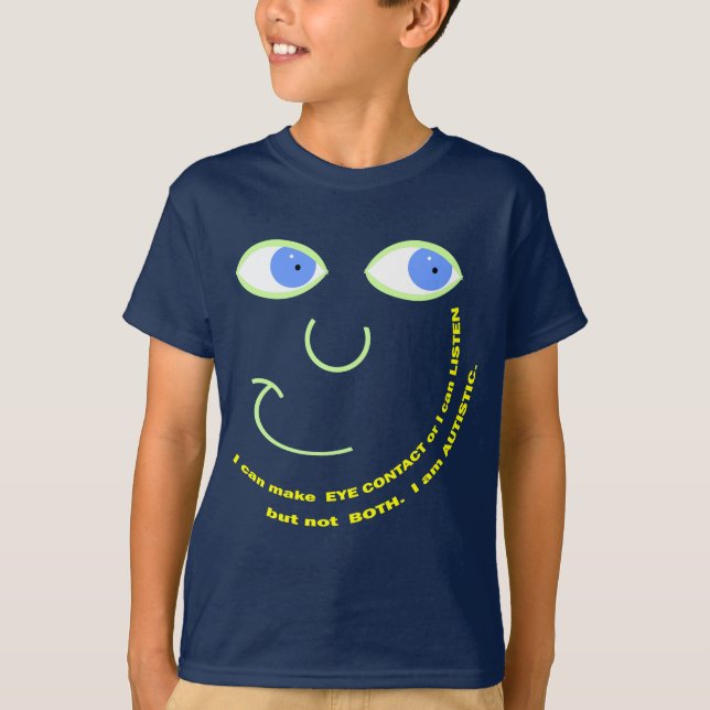 Camiseta Escuta o roupa escuro (Frente)