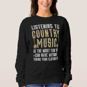 Camiseta Escutando músico country no oeste de Nashvi