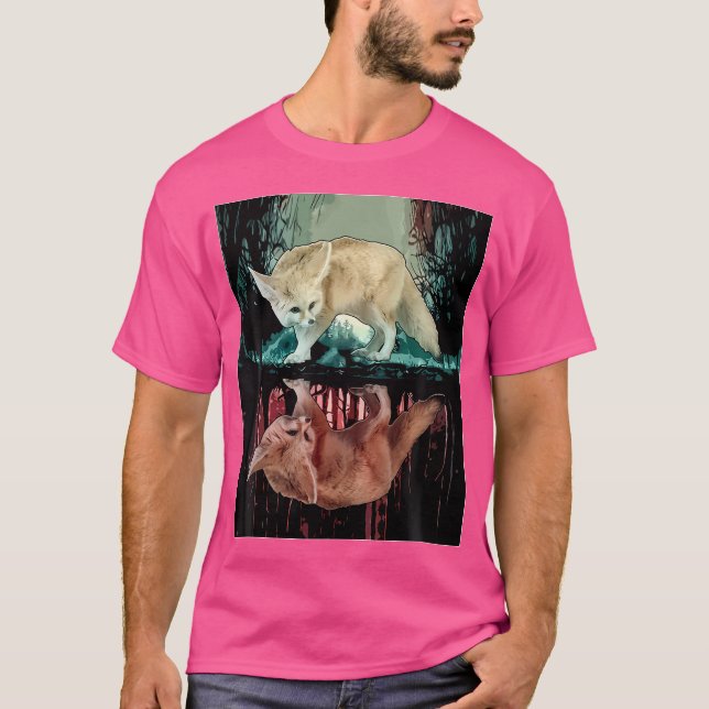 Camiseta Esética Selva Fennec Fox (Frente)