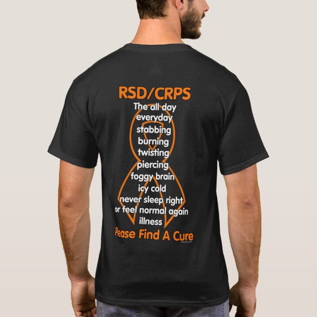 Camiseta Esfaqueando queimando Twisting...RSD/CRPS (Verso)
