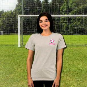 Camiseta Esfera branca rosa moderna - adicionar nome