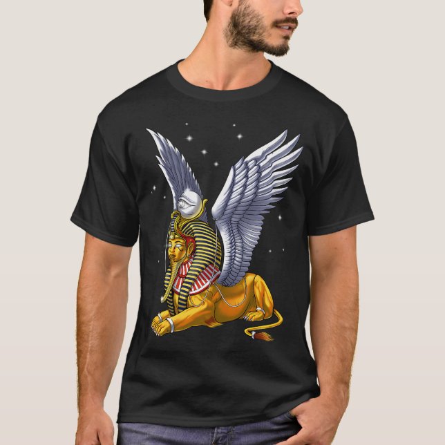 Camiseta Esfinge do Antigo Egito (Frente)