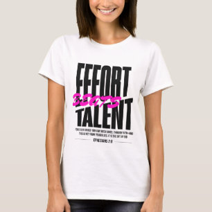 Camiseta Esforço bate talecimento