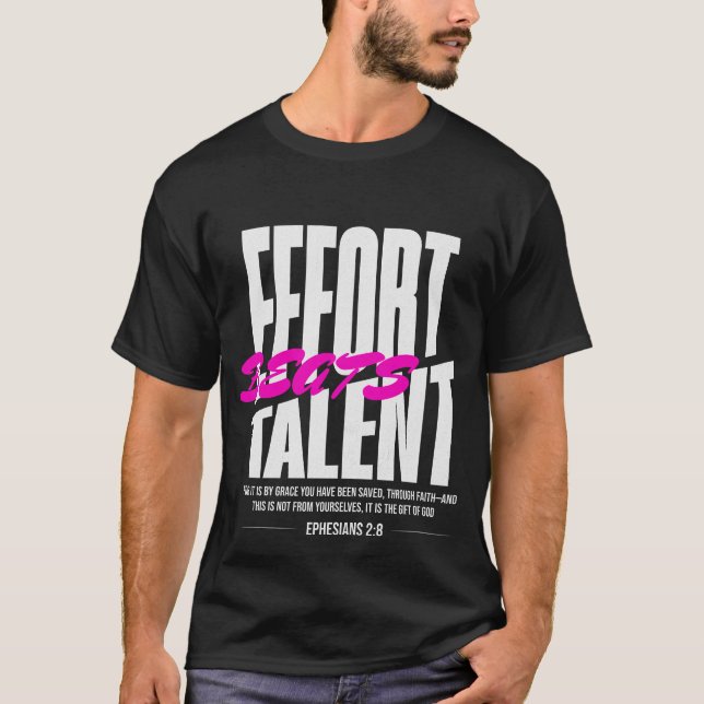 Camiseta Esforço bate talecimento (Frente)