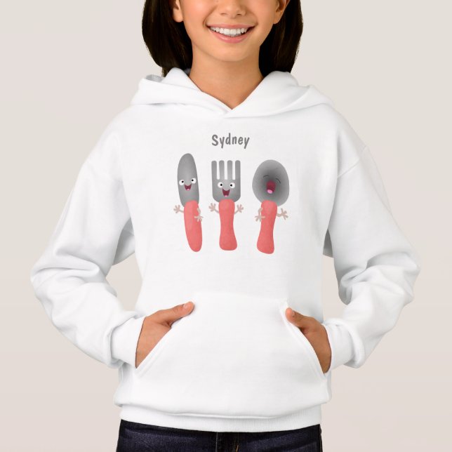 Camiseta Esforço de faca e talheres de colher (Frente)