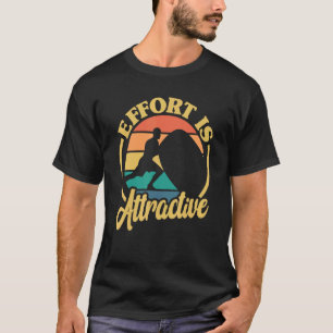 Camiseta Esforço De Positividade É Esportes De Motivação At
