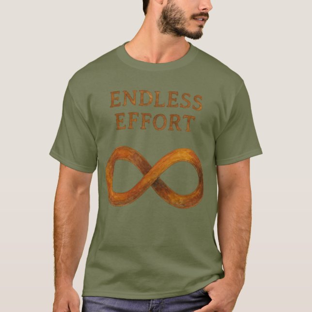 Camiseta Esforço sem fim: o poder da perseverança (Frente)