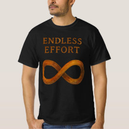 Camiseta Esforço sem fim: o poder da perseverança