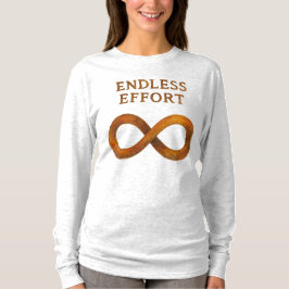 Camiseta Esforço sem fim: o poder da perseverança