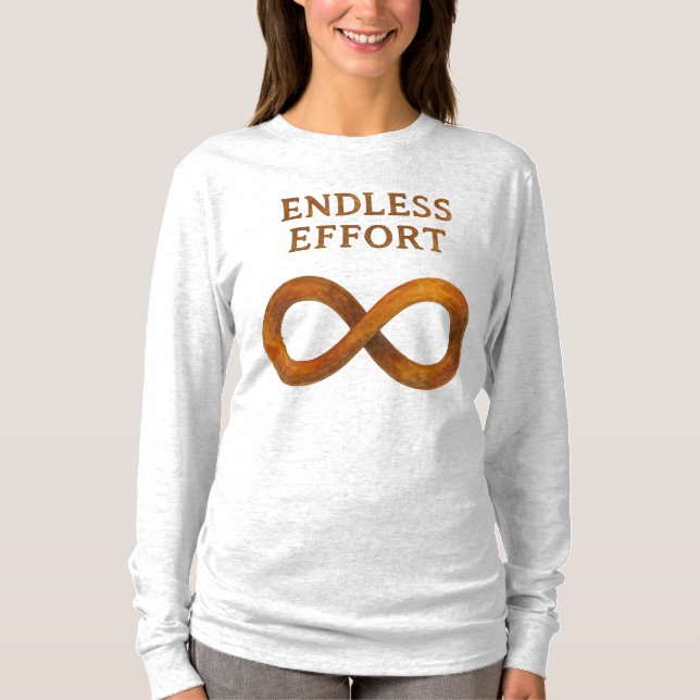 Camiseta Esforço sem fim: o poder da perseverança (Frente)