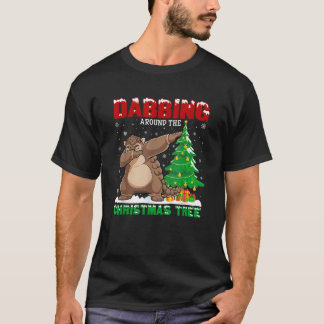 Camiseta Esfregando em torno da árvore de Natal - Custo de