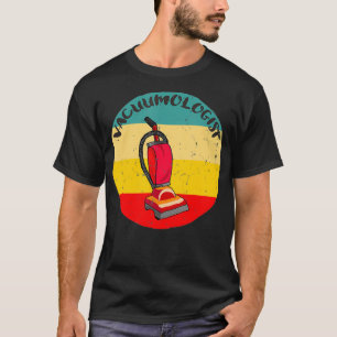 Camiseta Esfregona e vácuo em um Vac de Linha de Vácuo co