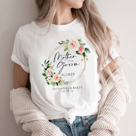 Camiseta Esfregue A Terra Floral Da Mãe Do Chalé