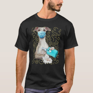 Camiseta Esfregue Desta Vez Vestindo Máscara E Lavando A Mã