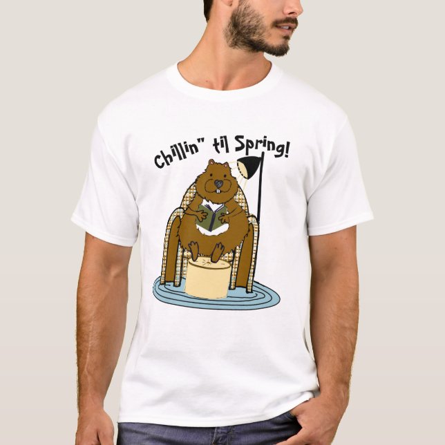 Camiseta Esfriando até o Dia do Tatu (Frente)