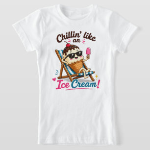 Camiseta Esfriando Como Um Sorvete