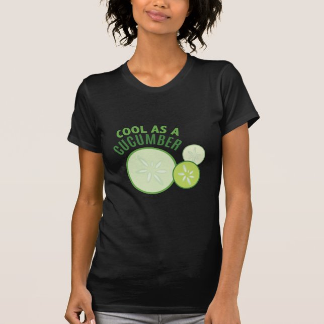 Camiseta Esfrie como o pepino (Frente)