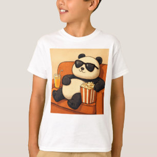 Camiseta Esfrie Como um Panda – Estilo Fofo e Relaxado