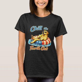 Camiseta Esfrie o quarto com um labrador engraçado amante d