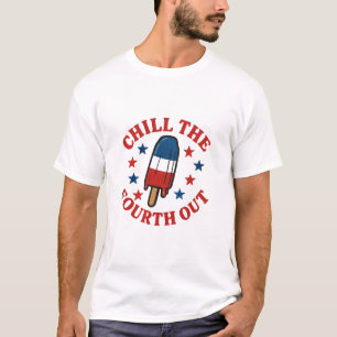 Camiseta Esfrie o Quatro - Picolé Patriótico Divertido