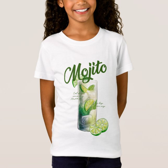 Camiseta Esfrie-se com estilo com este refrescante limão mo (Frente)