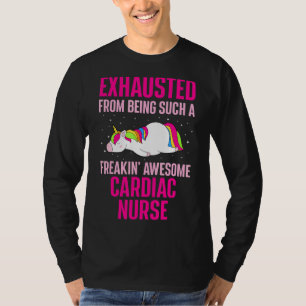 Camiseta Esgotado por ser uma enfermeira cardíaca incrível 