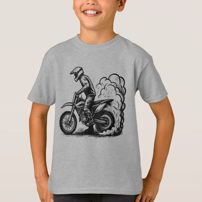 Camiseta Esgotamento de Bicicleta de Terra (Frente)