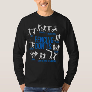 Camiseta Esgrima de esgrima do ponteiro S