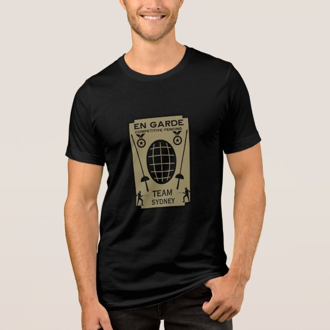 Camiseta Esgrima de Espadas Competitiva (Frente)