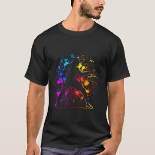 Camiseta Esgrima desportiva colorida, esgrima desportiva