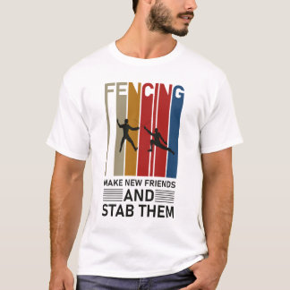 Camiseta Esgrima faz novos amigos e os apunhala - Cerca