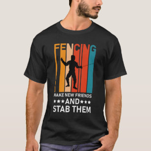 Camiseta Esgrima faz novos amigos e os apunhala - Cerca
