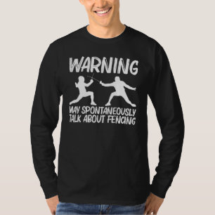 Camiseta Esgrima Legal Para Homens Mulheres Esgrimista Espo