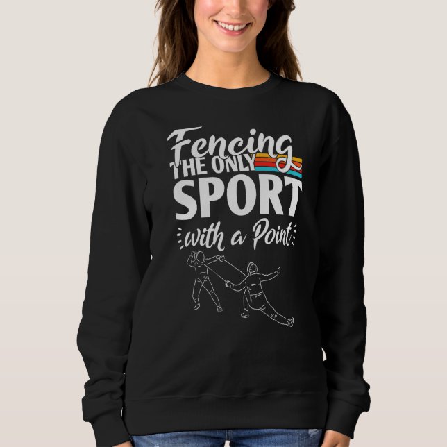 Camiseta Esgrima O Único Esporte Com Um Ponto (Frente)
