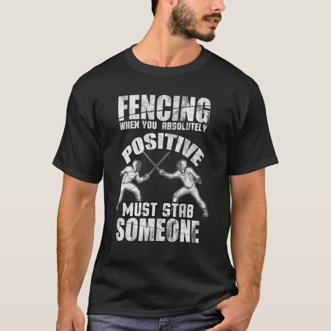 Camiseta Esgrima para homens Rapier Treinadores Ideias 2 (Frente)