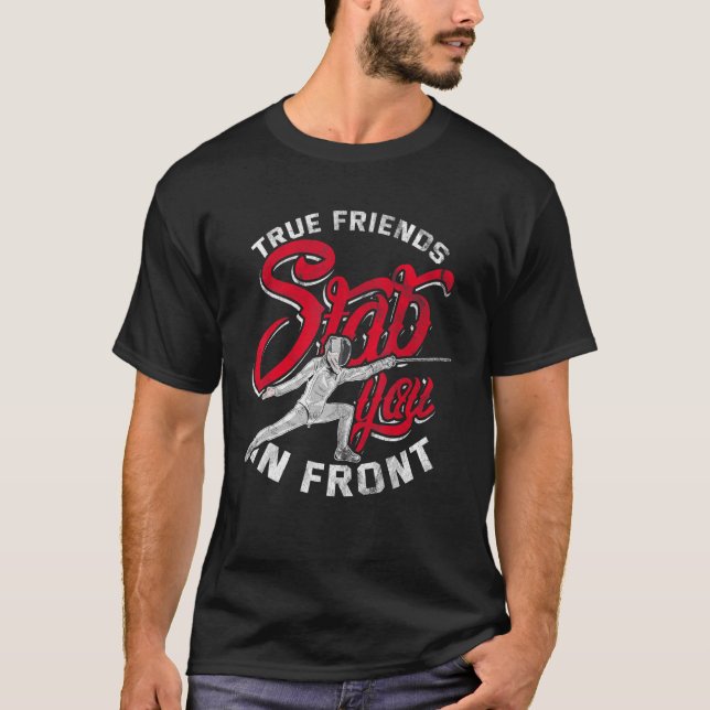 Camiseta Esgrima Para Rapazes Rapier Men Ideias 3 (Frente)