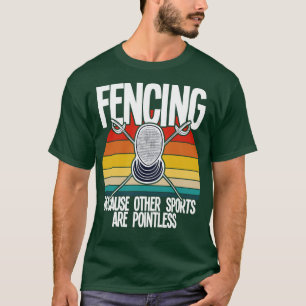 Camiseta Esgrima Por Causa De Outros Esportes Serem Pontas